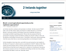 Tablet Screenshot of 2irelands2gether.com